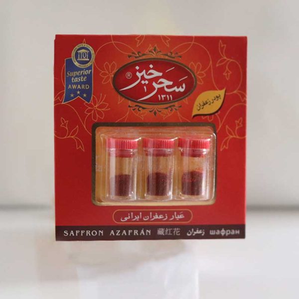 پودر-زعفران-سحرخیز زعفران پودری 1/5 گرم سحرخیز - Image 1