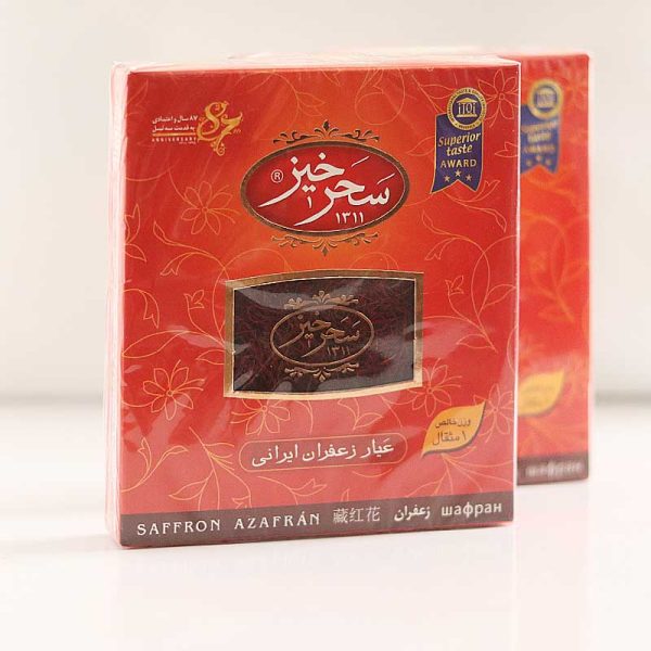 زعفران-1-مثقالی-سحرخیز زعفران 1 مثقال کادویی سحرخیز - Image 1