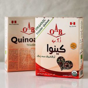 کینوا سه رنگ ارگانیک ۲۵۰ گرم OAB