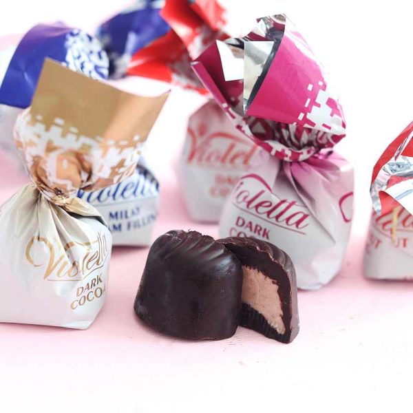 Violetta شکلات تک سر پیچ مغزدار فرمند - Image 1