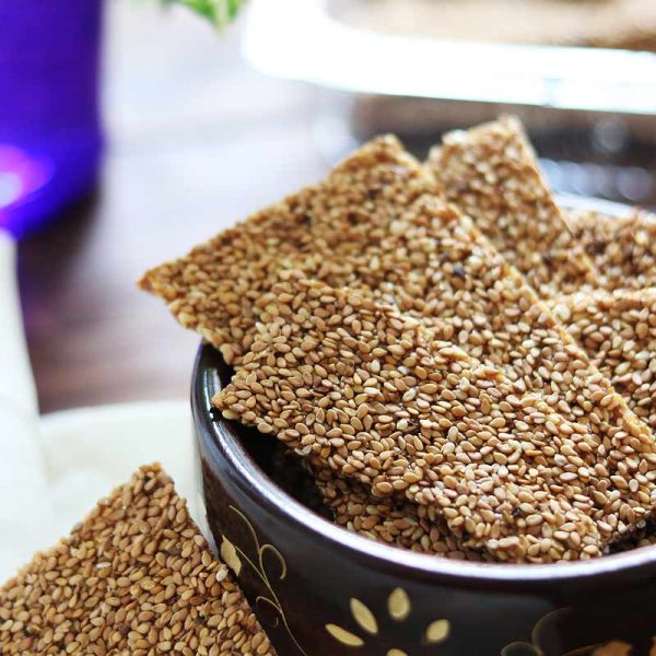 سوهان-کنجدی-با-شکر-سرخ سوهان کنجدی با شکر سرخ - Image 1