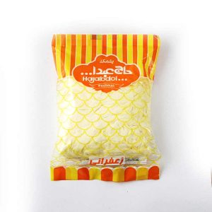 پشمک زعفرانی 180 گرم حاج عبداله