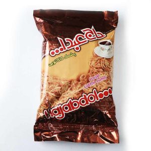 پشمک الیافی کاکائویی 350 گرم حاج عبدا...