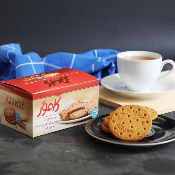 بیسکویت سبوسدار بدون قند کامور - Image 1