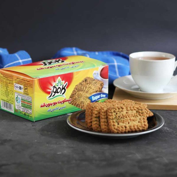 بیسکویت جو بدون قند کامور - Image 1